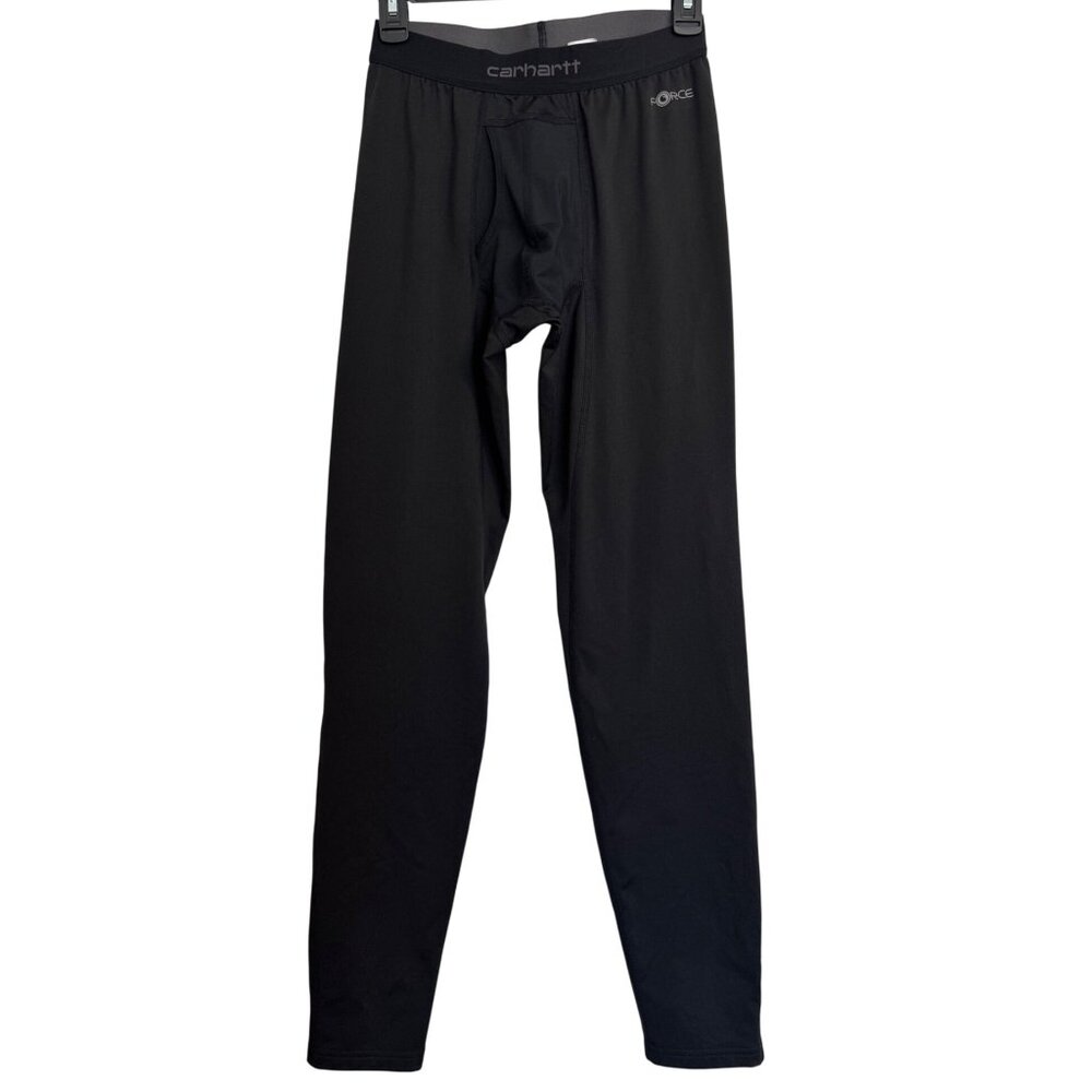 Carhartt Force Size Small Heavyweight Men's Black Knit Base Layer Pant Termal NW